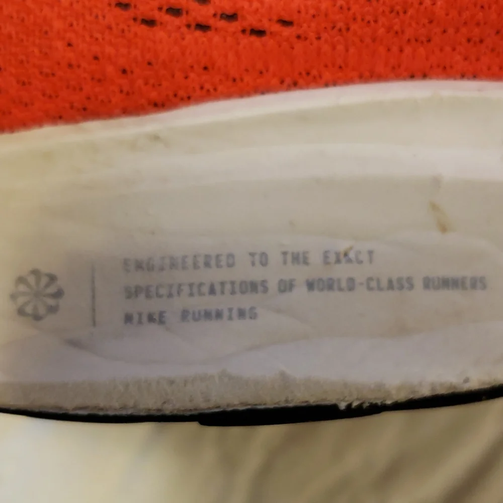 Nike Pegasus Athletic Shoe Youth Kids 5Y Orange Black Running Sneakers Bright